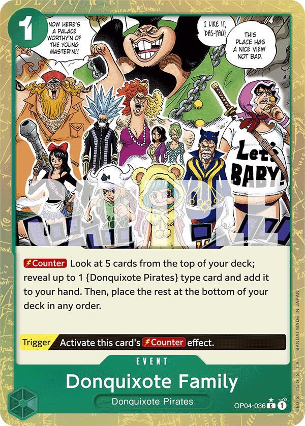 Donquixote Family (Textured Foil) - One Piece Card Game
