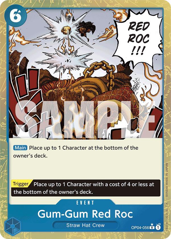 Gum-Gum Red Roc (Textured Foil) - One Piece Card Game