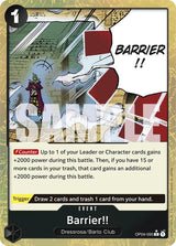 Barrier!! (Textured Foil) - One Piece Card Game