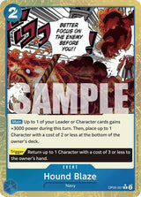 Hound Blaze (Textured Foil) - One Piece Card Game