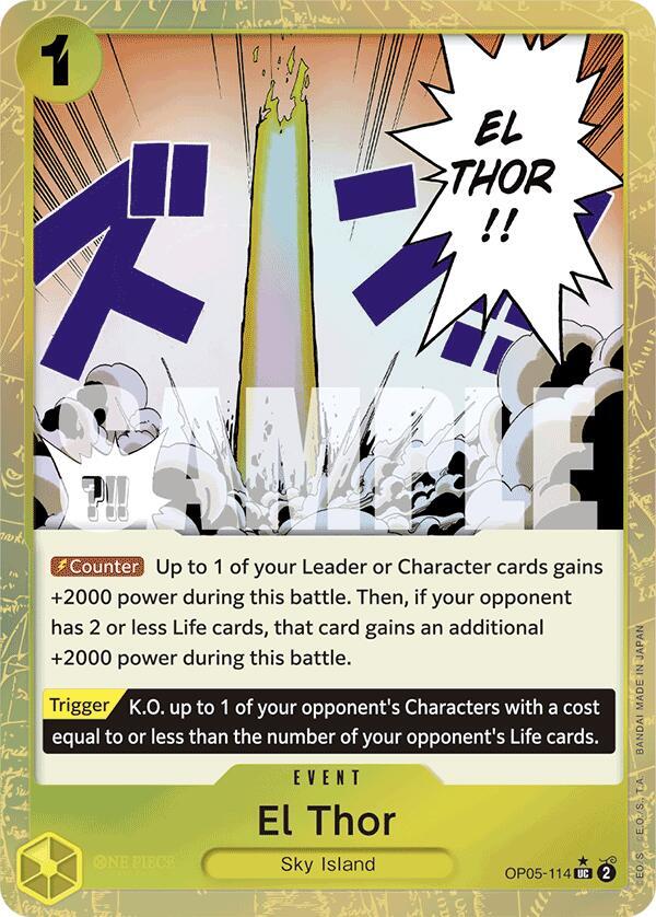 El Thor (Textured Foil) - One Piece Card Game