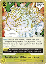 Two-Hundred Million Volts Amaru (Textured Foil) - One Piece Card Game