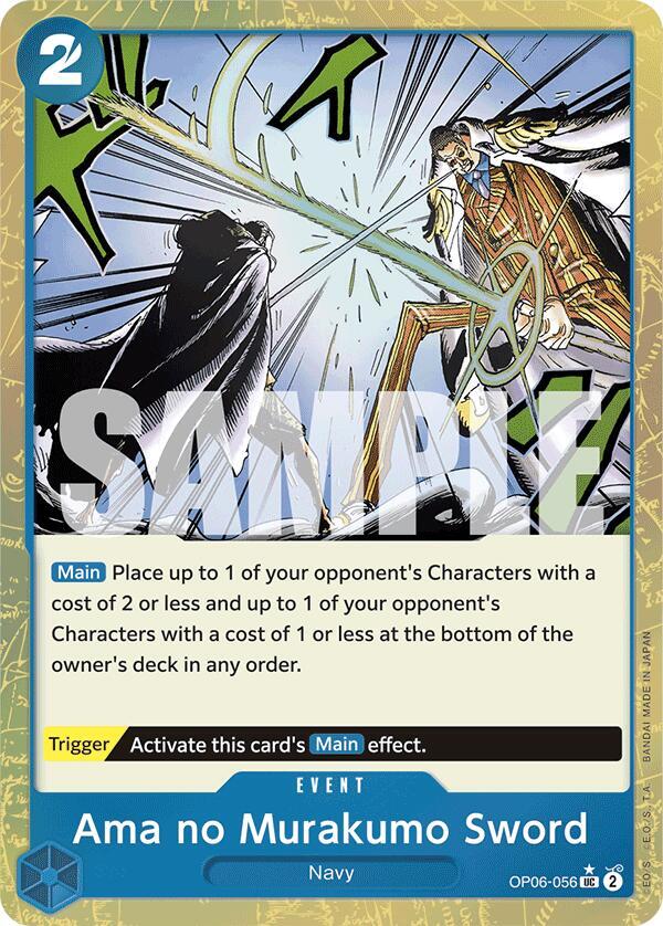 Ama no Murakumo Sword (Textured Foil) - One Piece Card Game