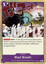 Blast Breath (Textured Foil) - One Piece Card Game