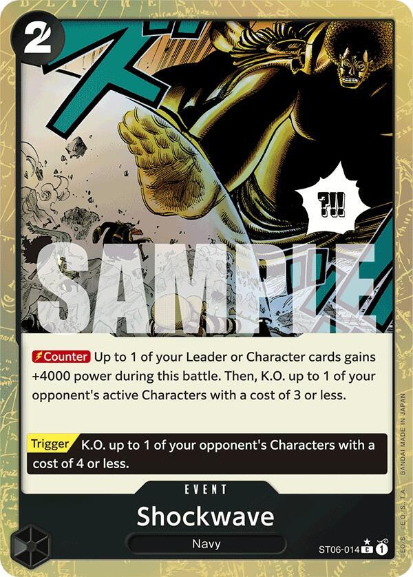 Shockwave (Textured Foil) - One Piece Card Game