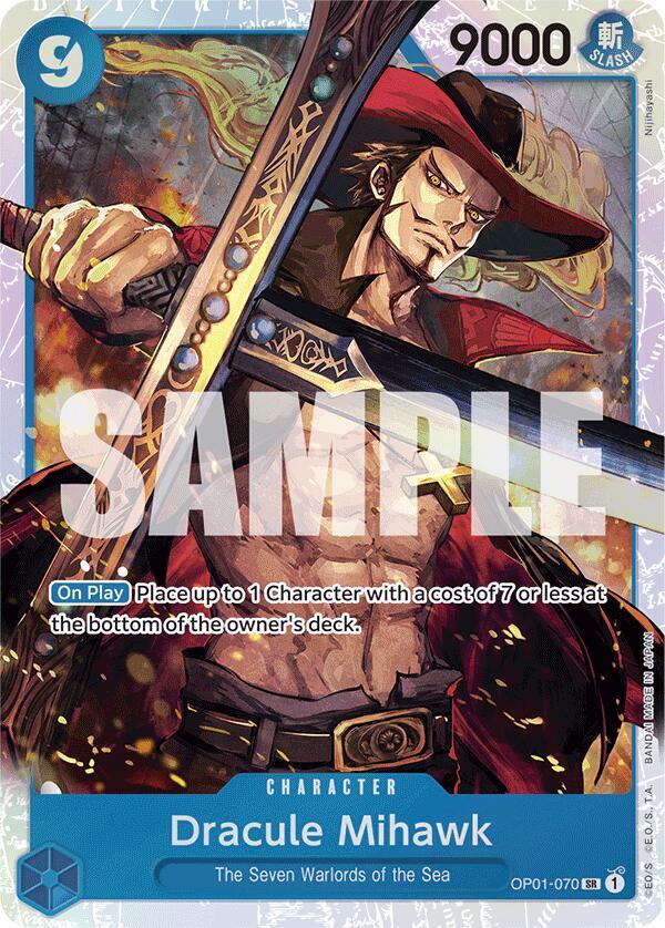 Dracule Mihawk (OP01-070) (Reprint) - One Piece Card Game