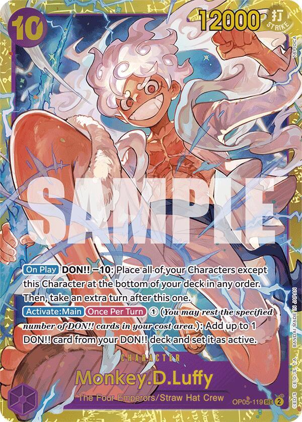 Monkey.D.Luffy (OP05-119) (Reprint) - One Piece Card Game
