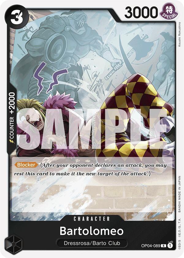 Bartolomeo (OP04-089) (Reprint) - One Piece Card Game