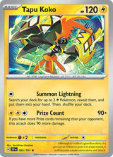 Tapu Koko - 065/191 (Non-Holo) - Pokémon