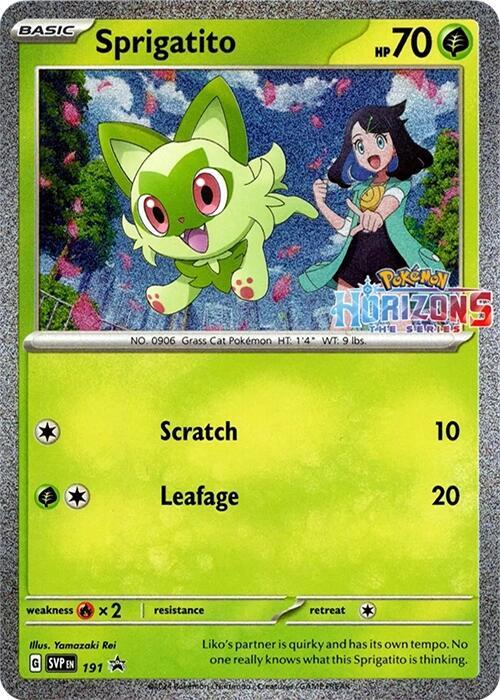Sprigatito - 191 - Pokémon