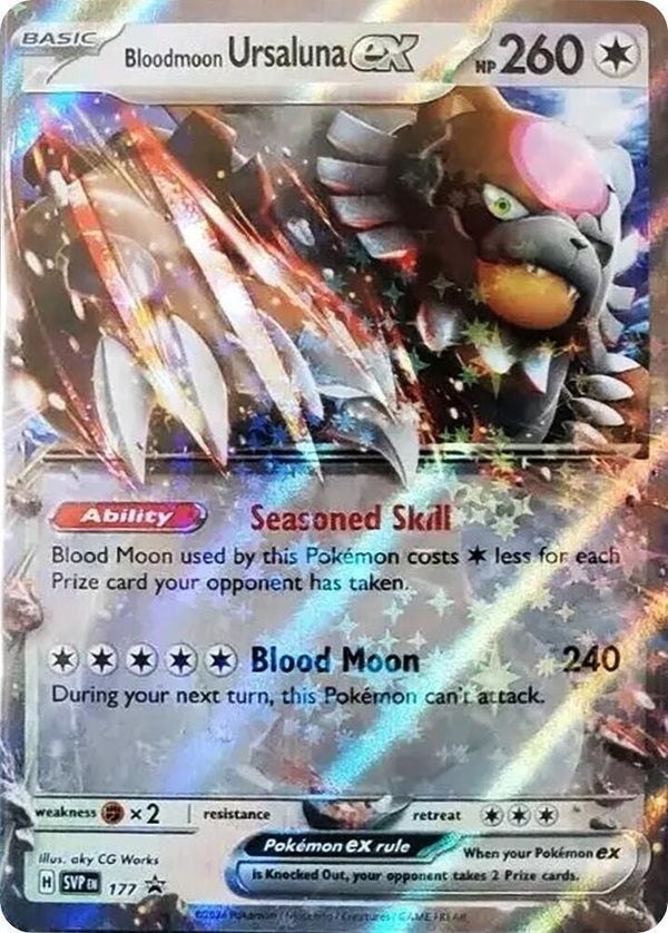 Bloodmoon Ursaluna ex - 177 - Pokémon