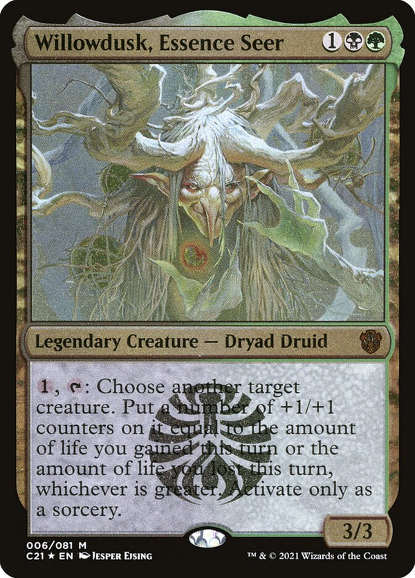 Willowdusk, Essence Seer (Display Commander) - Thick Stock - Magic: The Gathering