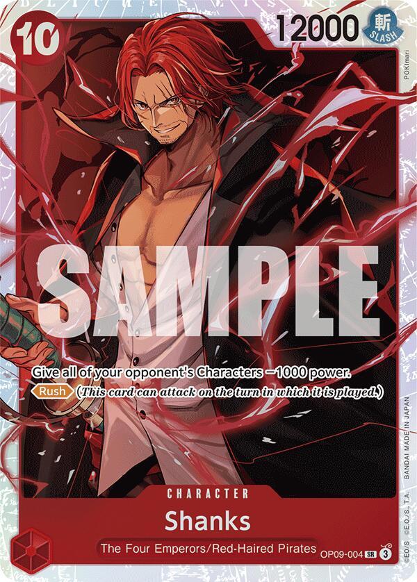 Shanks (004) - One Piece Card Game