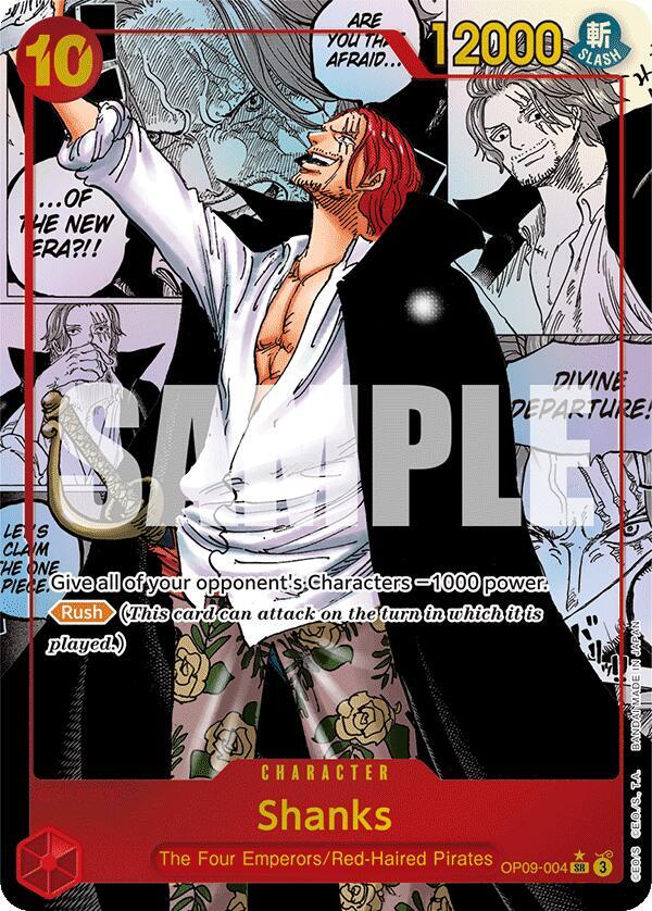 Shanks (004) (Manga) - One Piece Card Game
