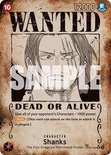 Shanks (004) (Wanted Poster) - One Piece Card Game