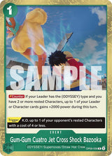Gum-Gum Cuatro Jet Cross Shock Bazooka - One Piece Card Game