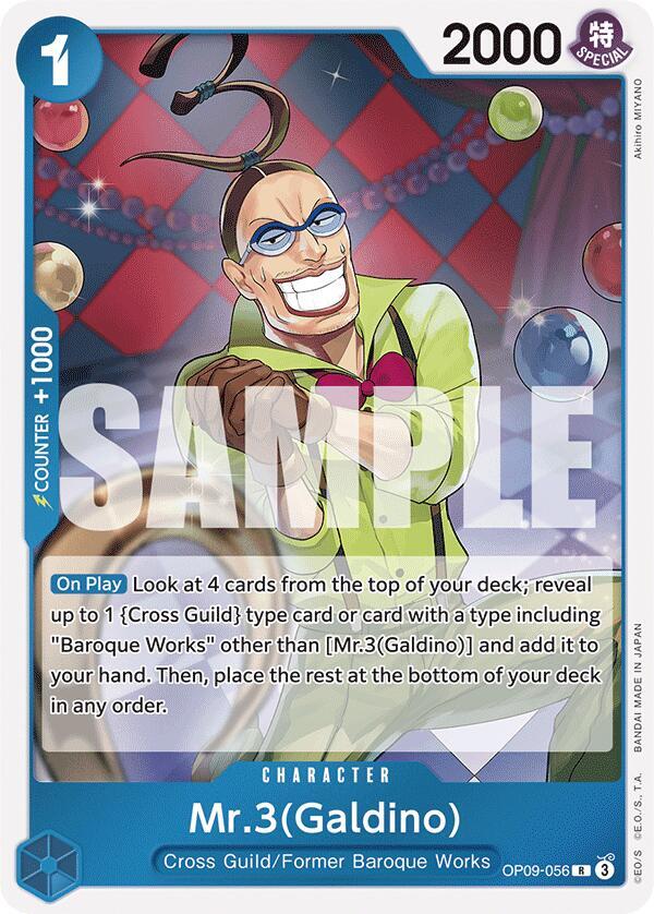 Mr.3(Galdino) - One Piece Card Game
