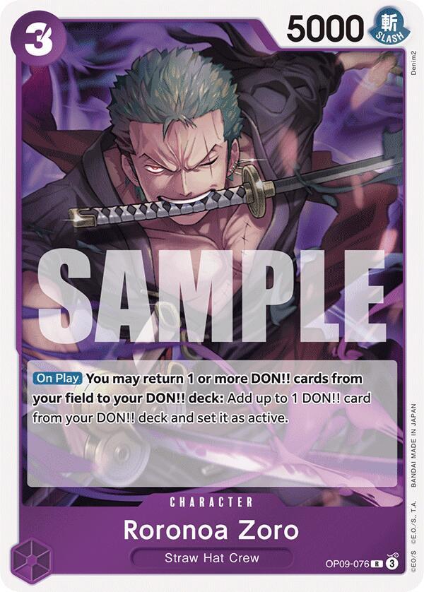 Roronoa Zoro (076) - One Piece Card Game