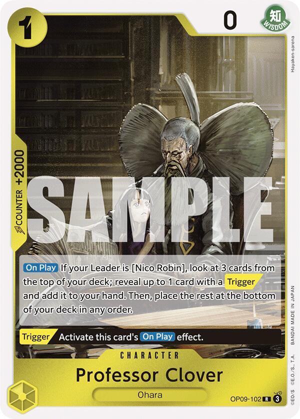 Professor Clover - One Piece Card Game