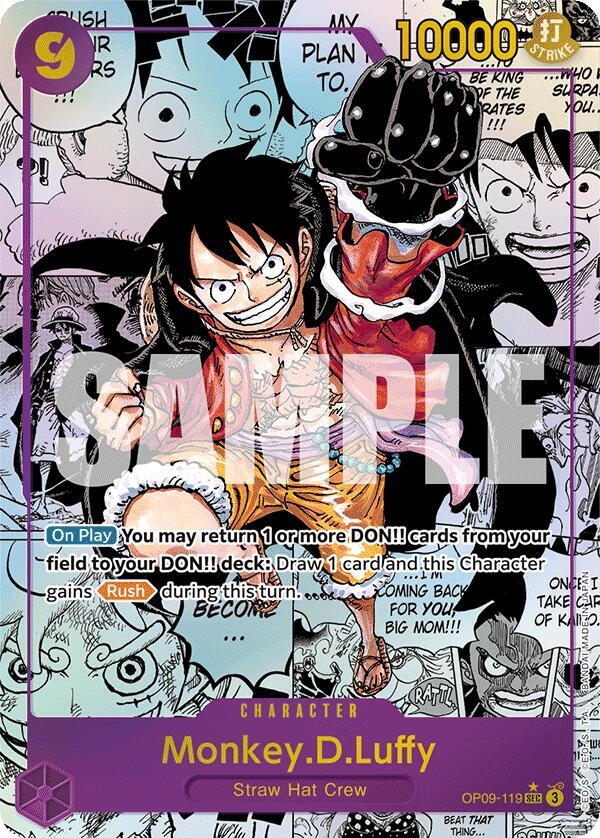 Monkey.D.Luffy (119) (Manga) - One Piece Card Game