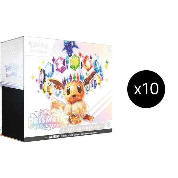 Prismatic Evolutions Elite Trainer Box Case - Pokémon