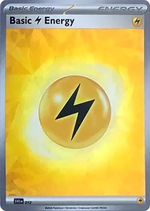 Basic Lightning Energy (Cracked Ice Holo) - Pokémon