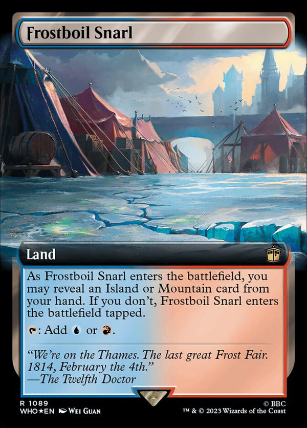 Frostboil Snarl (Extended Art) (Surge Foil) - Magic: The Gathering