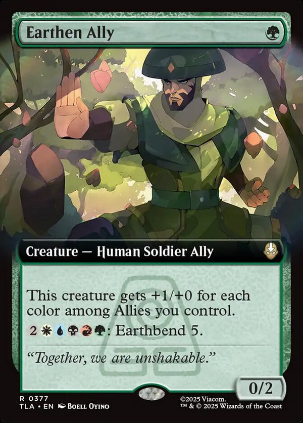 Earthen Ally (Extended Art) - Magic: The Gathering