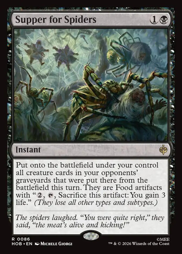 Supper for Spiders - Magic: The Gathering