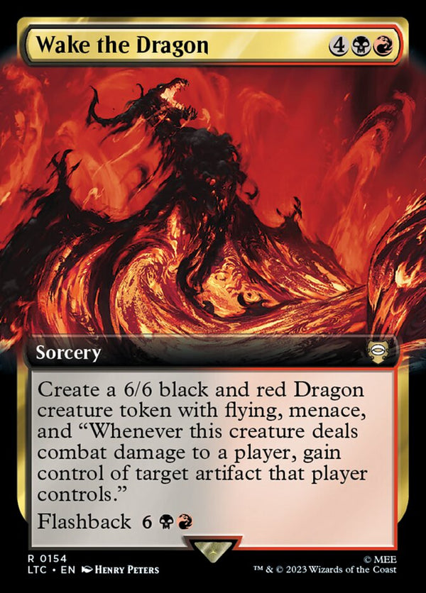 Wake the Dragon (Extended Art) (LTC 154) - Magic: The Gathering