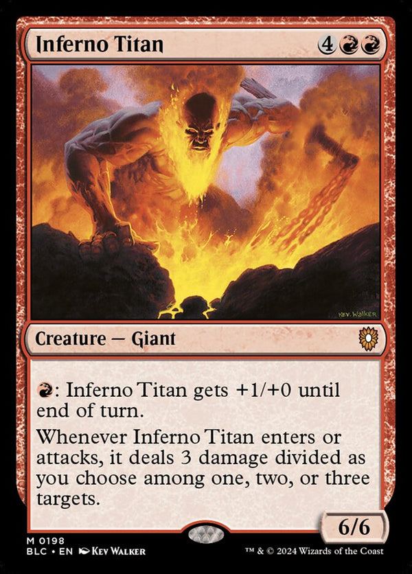 Inferno Titan - Magic: The Gathering