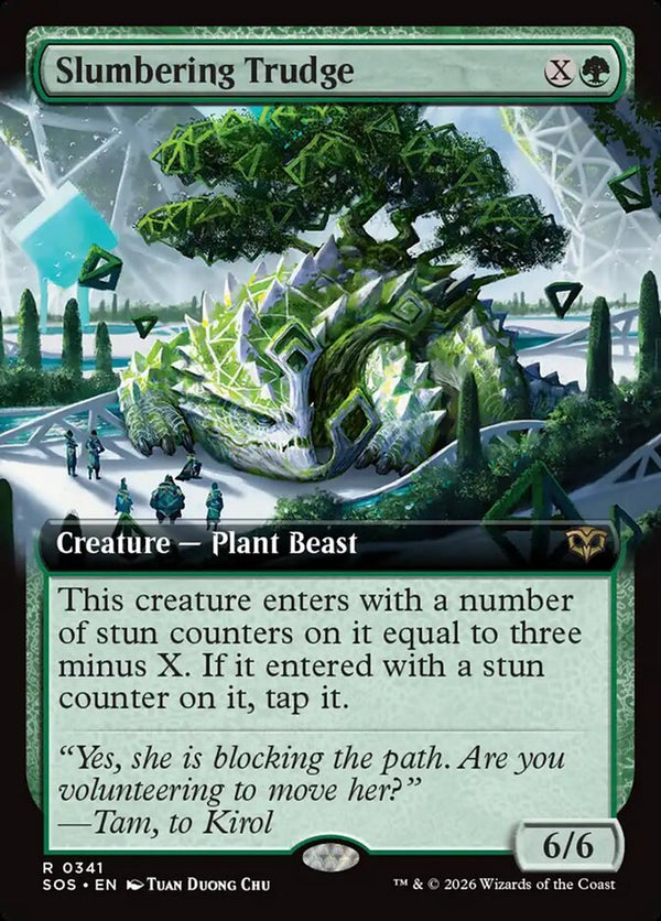 Slumbering Trudge (Extended Art) - Magic: The Gathering