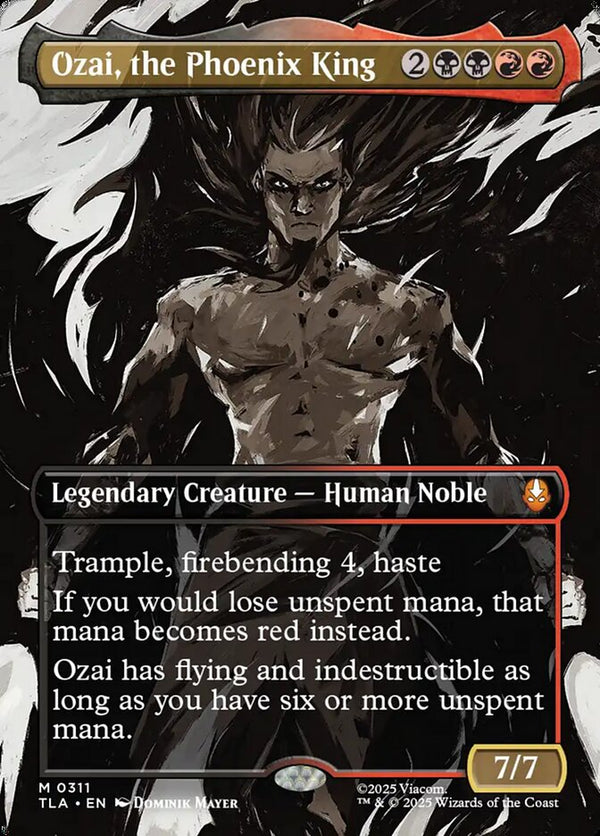 Ozai, the Phoenix King (0311) (Borderless) - Magic: The Gathering