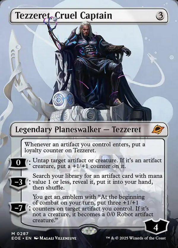 Tezzeret, Cruel Captain (Borderless) - Magic: The Gathering