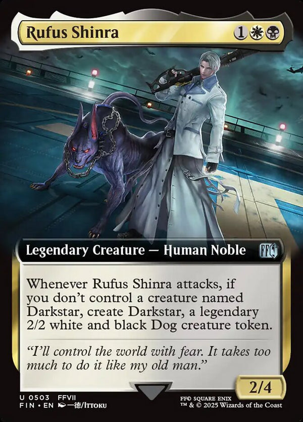 Rufus Shinra (Extended Art) - Magic: The Gathering