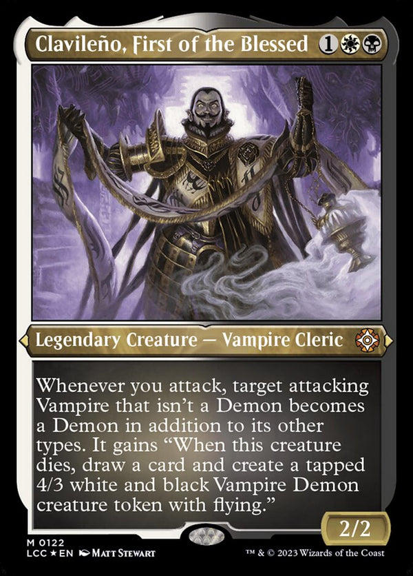 Clavileno, First of the Blessed (Display Commander) - Thick Stock - Magic: The Gathering