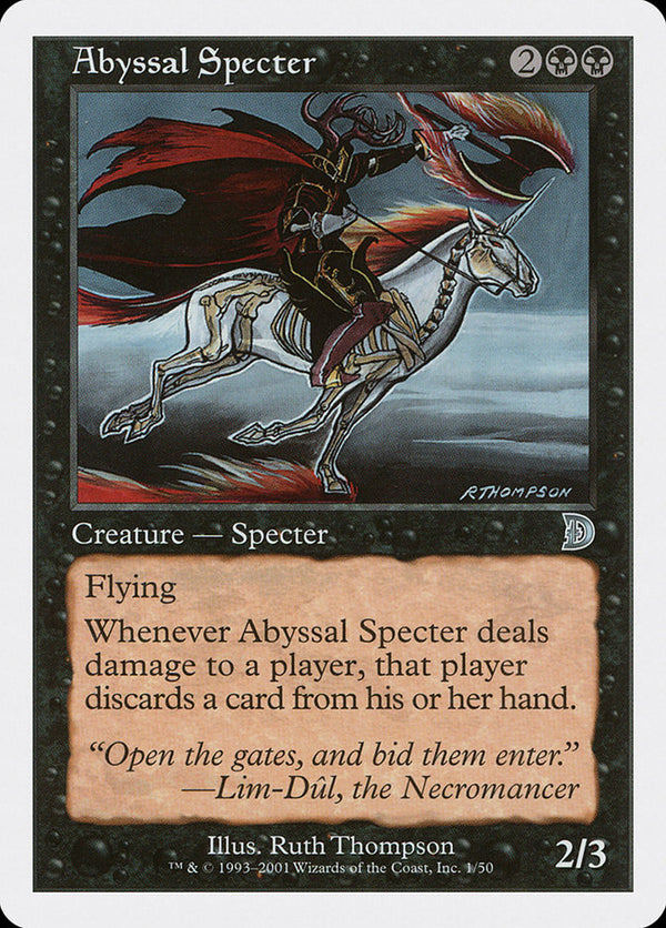 Abyssal Specter - Magic: The Gathering