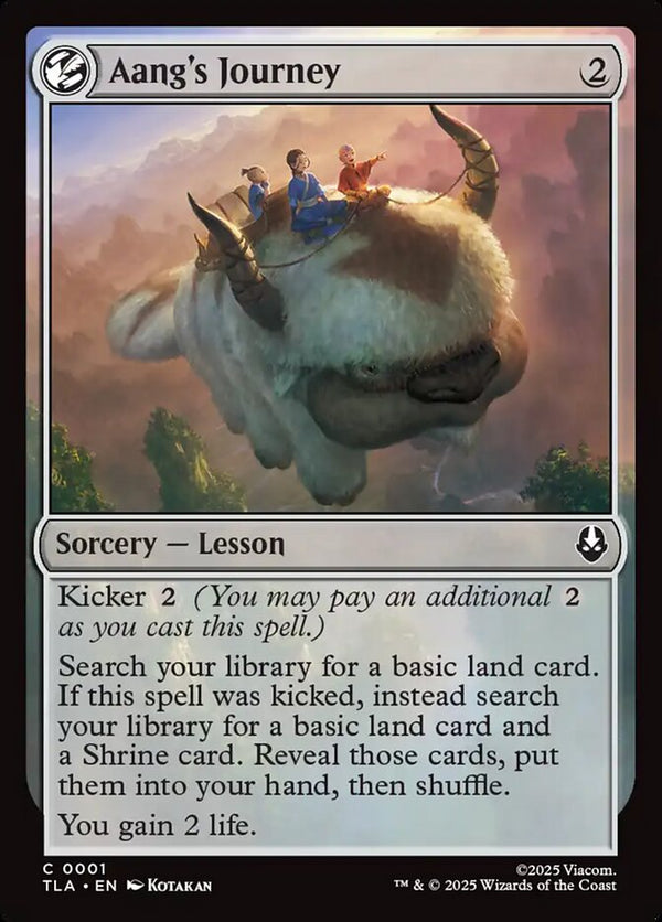 Aang's Journey - Magic: The Gathering