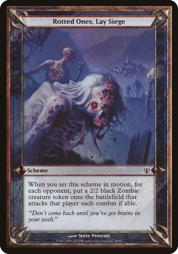 Rotted Ones, Lay Siege (Archenemy) - Magic: The Gathering