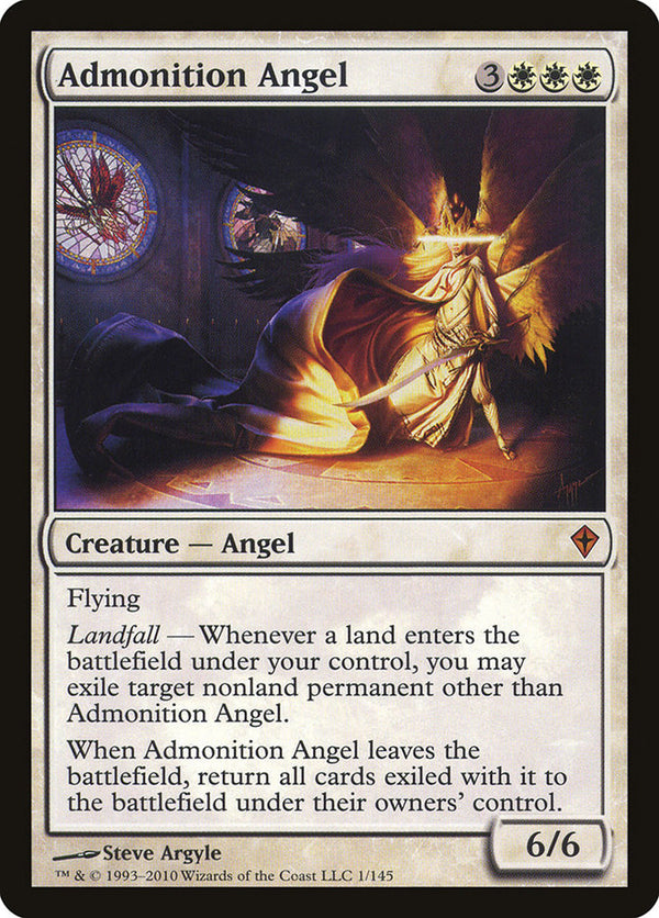 Admonition Angel - Magic: The Gathering