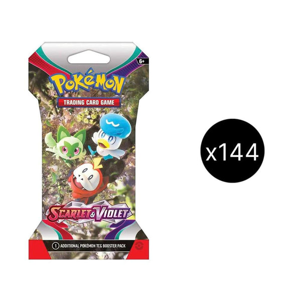 Scarlet & Violet Sleeved Booster Case - Pokémon