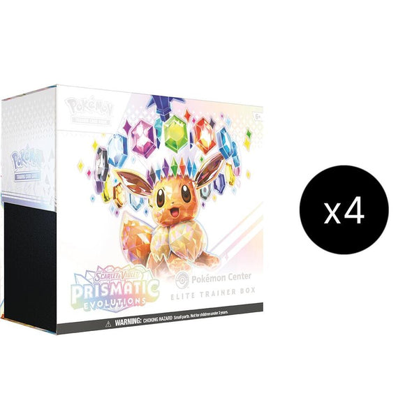 Prismatic Evolutions Pokemon Center Elite Trainer Box (Exclusive) Case - Pokémon