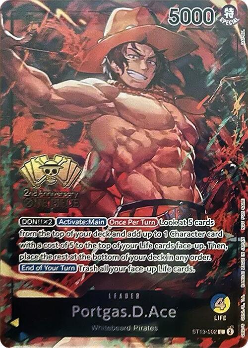 Portgas.D.Ace (2nd Anniversary Tournament) - One Piece Card Game