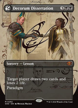 Decorum Dissertation (Borderless) - Magic: The Gathering
