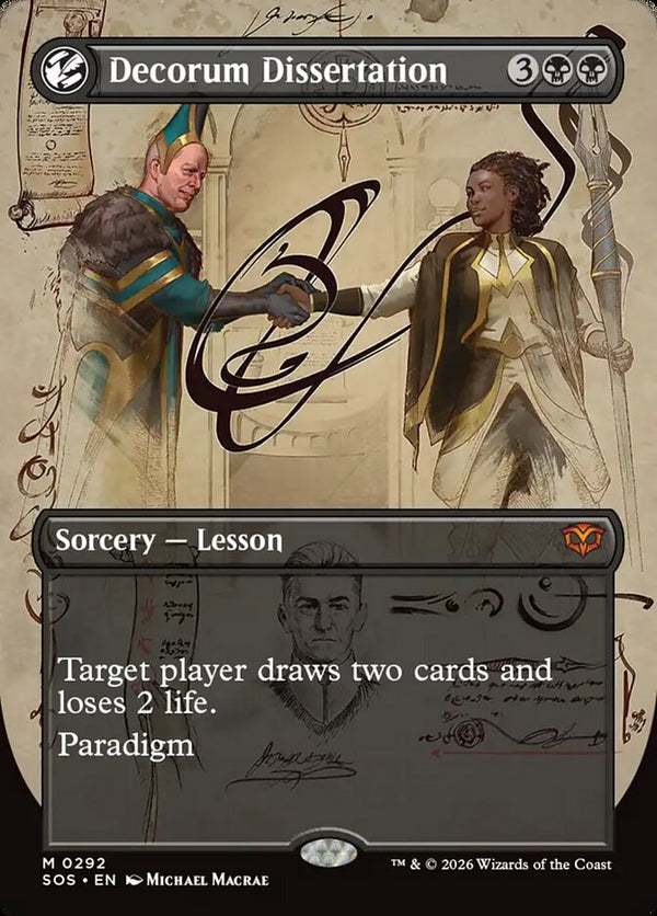 Decorum Dissertation (Borderless) - Magic: The Gathering