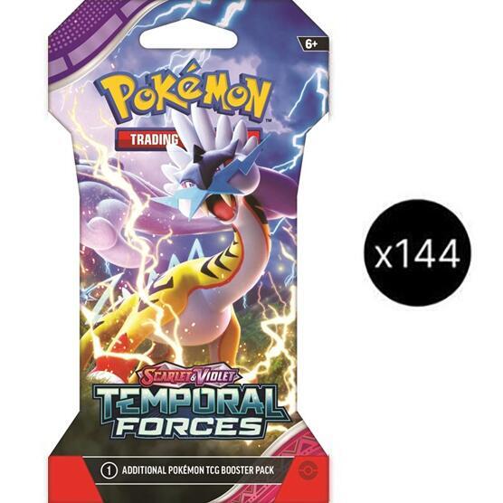 Temporal Forces Sleeved Booster Case - Pokémon
