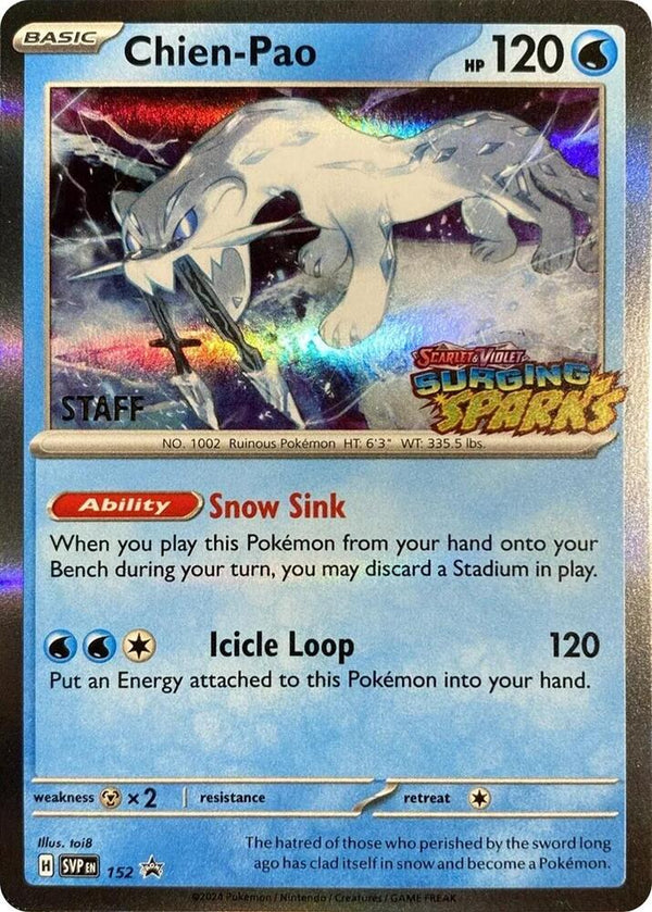Chien-Pao - 152 (Staff) - Pokémon