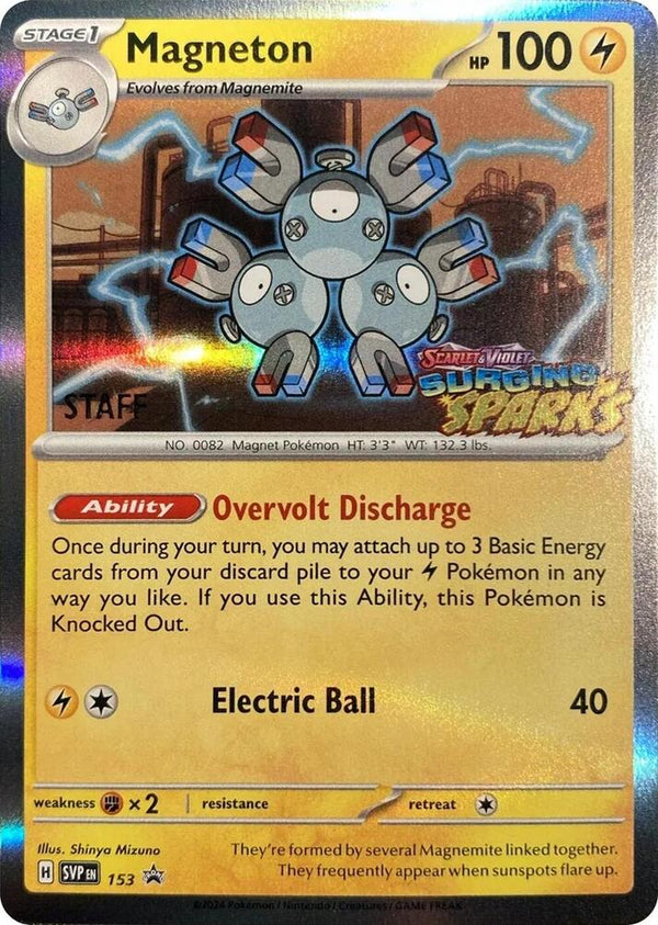 Magneton - 153 (Staff) - Pokémon