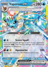 Vaporeon ex - 023/131 - Pokémon