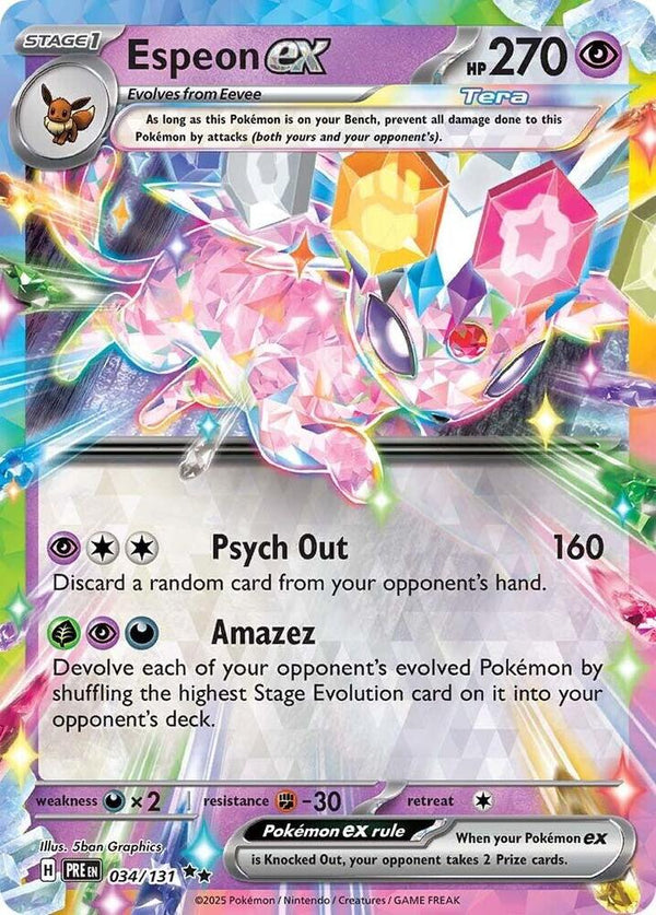 Espeon ex - 034/131 - Pokémon